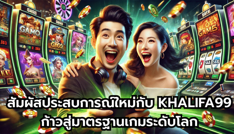 สัมผัสประสบการณ์ใหม่กับ KHALIFA99 ก้าวสู่มาตรฐานเกมระดับโลก
