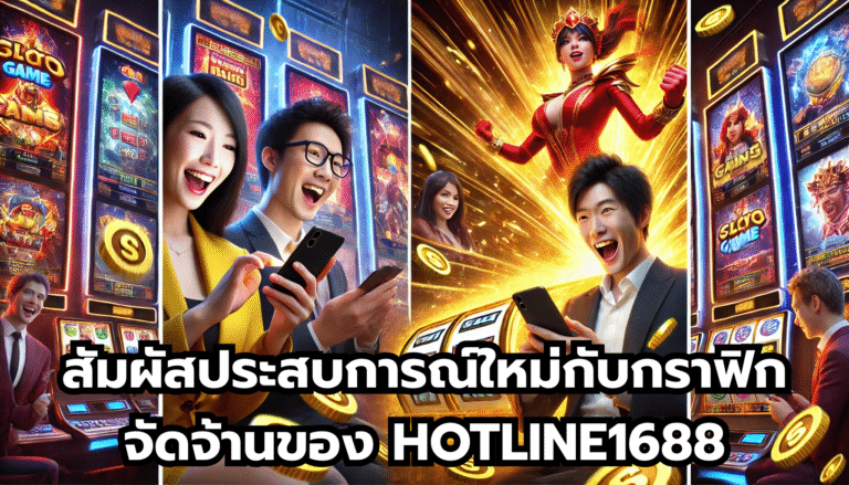 สัมผัสประสบการณ์ใหม่กับกราฟิกจัดจ้านของ HOTLINE1688